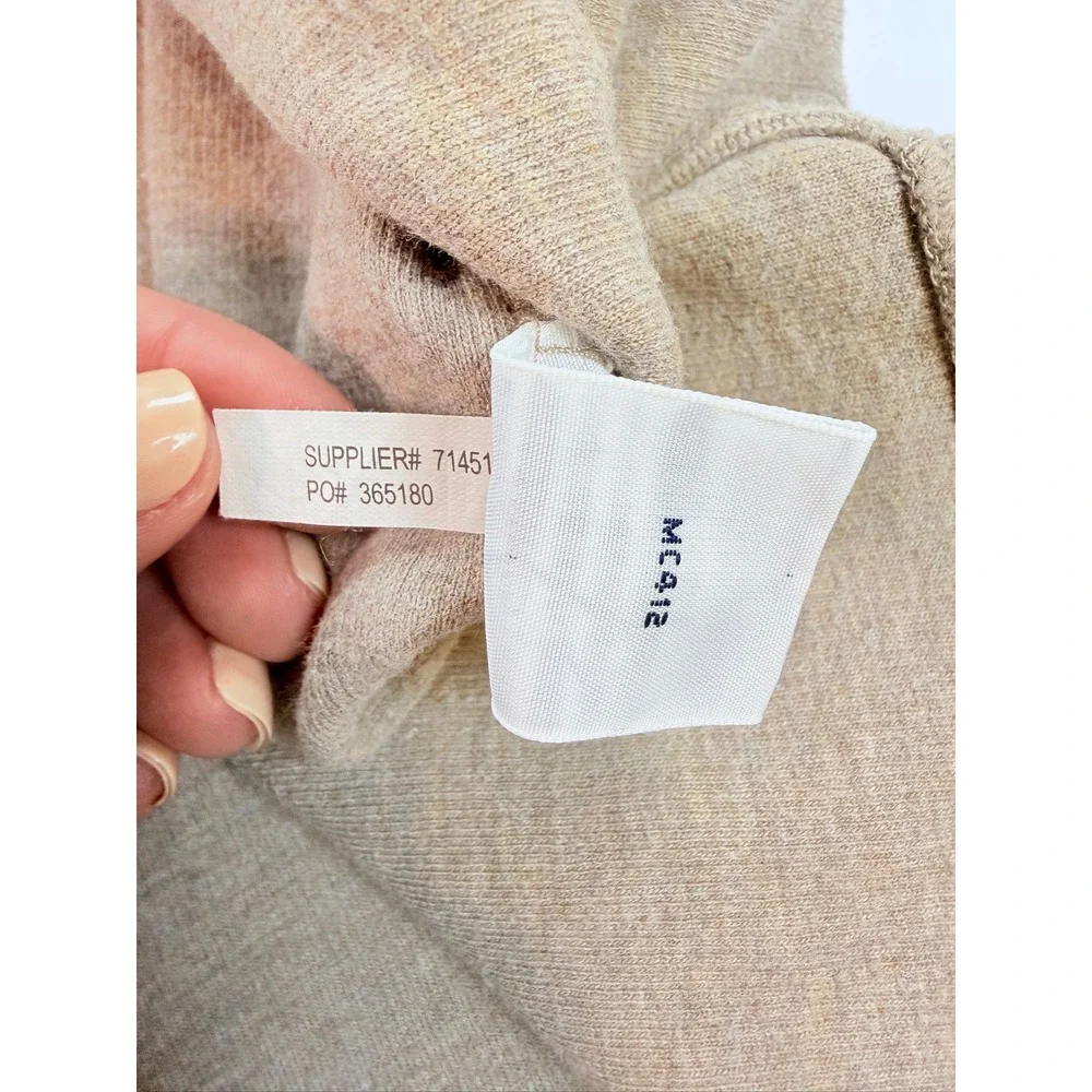 Polo Ralph Lauren Quarter Zip Pullover Mens XXL‎ Beige Cotton Knit Sweater 71451